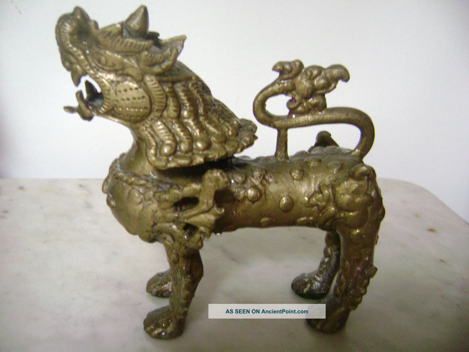 Chinese Imperial Dog: Chinese Vintageasianchineseimperialfufoodogliondragonbrass Breed