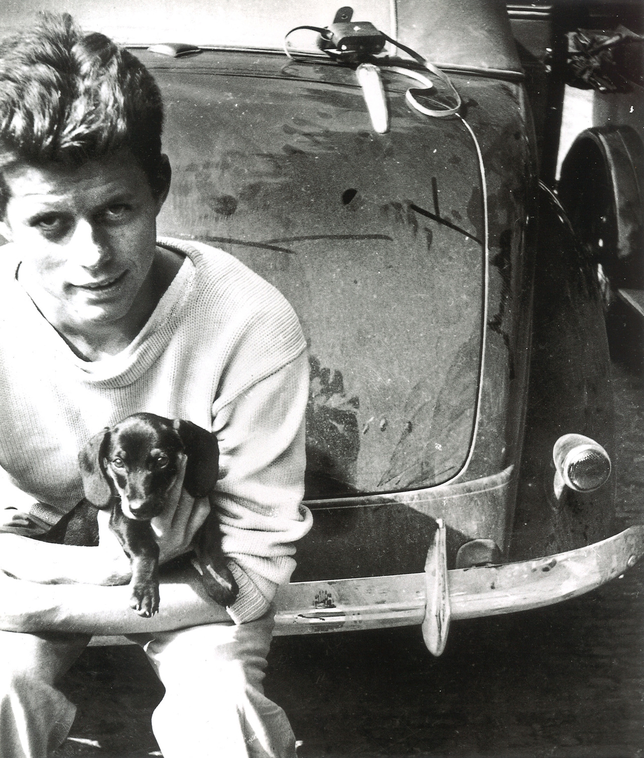 Dunker Dog: Dunker John F Kennedy With His Dog Dunker Breed
