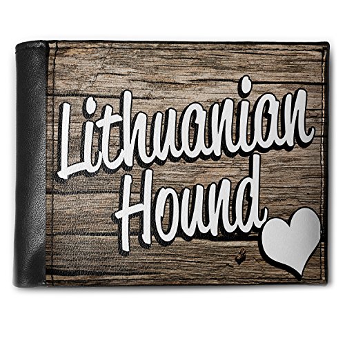 Lithuanian Hound Dog: Lithuanian Wallet Lithuanian Hound Dog Breed Lithuania Rfid Mens Bifold Id Case Neonb 