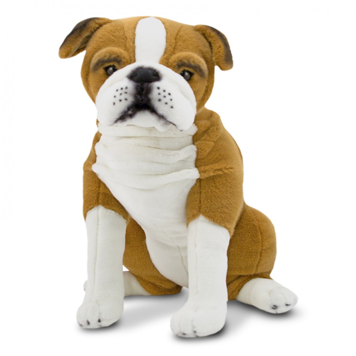 Toy Bulldog Dog: Toy Melissa Doug English Bulldog Plush Soft Toy Breed